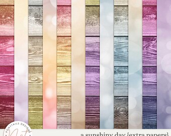A Sunshiny Day Extra Papers - Digital Scrapbooking - Memory Keeping