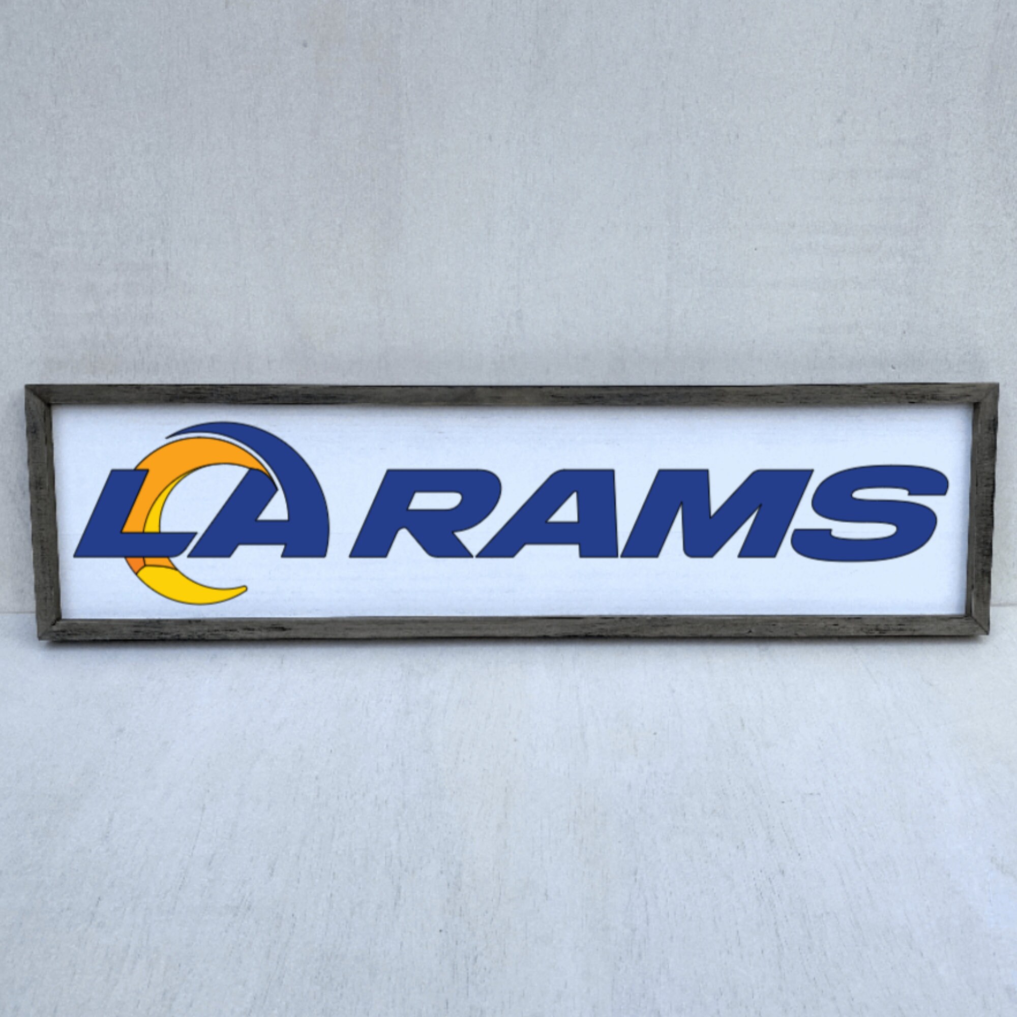 Los Angeles Rams Wall Decor Game Room Etsy