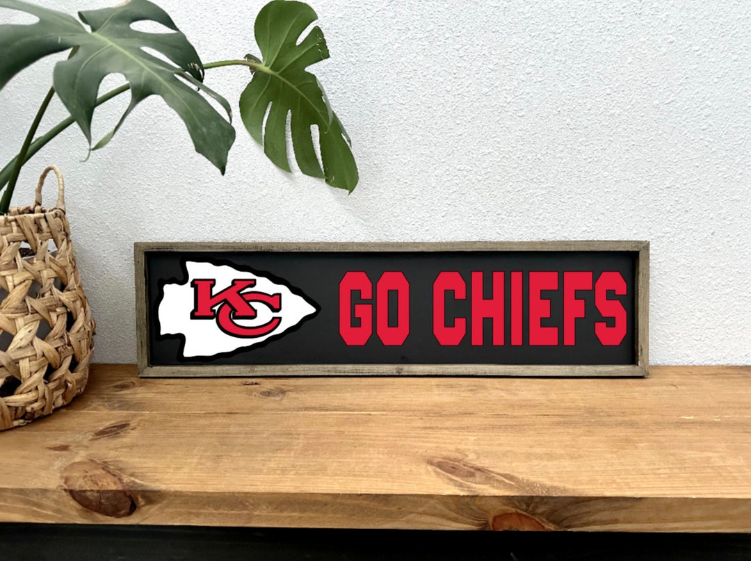 Kansas City Chiefs go Chiefs Wall Decor Etsy