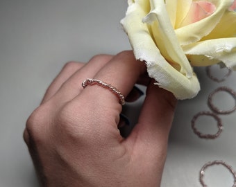Rose Gold Wire Ring