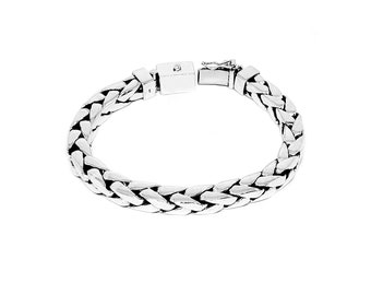 Handmade Sterling Silver Bali Bracelet: Unisex Everyday Jewelry