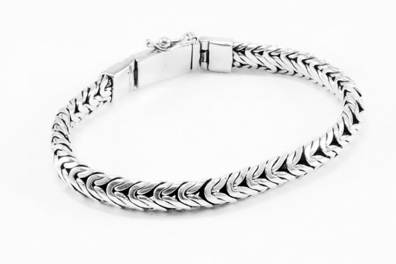 Unisex 925 Sterling Silver Bali Bracelet. Latest new sterling silver bracelet for Men Women Unisex Adult Boys Girls