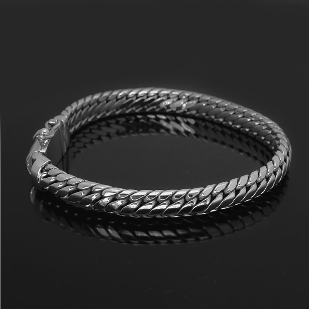 Sterling Silver Bali Bracelet 20mm Wide Handmade/ 925 Silver/ Etsy