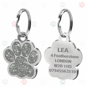 Engraved Dog Tag Name Disc Pet Cat Tags Animal Cat Collar Personalised ID Tags Custom ID Tag Custom Dog pet Cat tag image 7