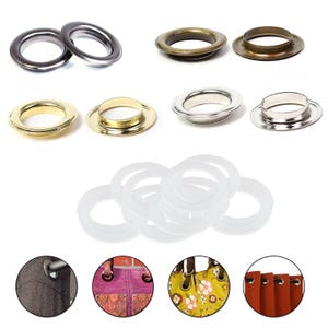 30 mm messing oogjes met plastic ringen, roestbestendige doorvoertules voor gordijnstangen, zwembadafdekkingen, zeildoek, vinylbanners, yogamat