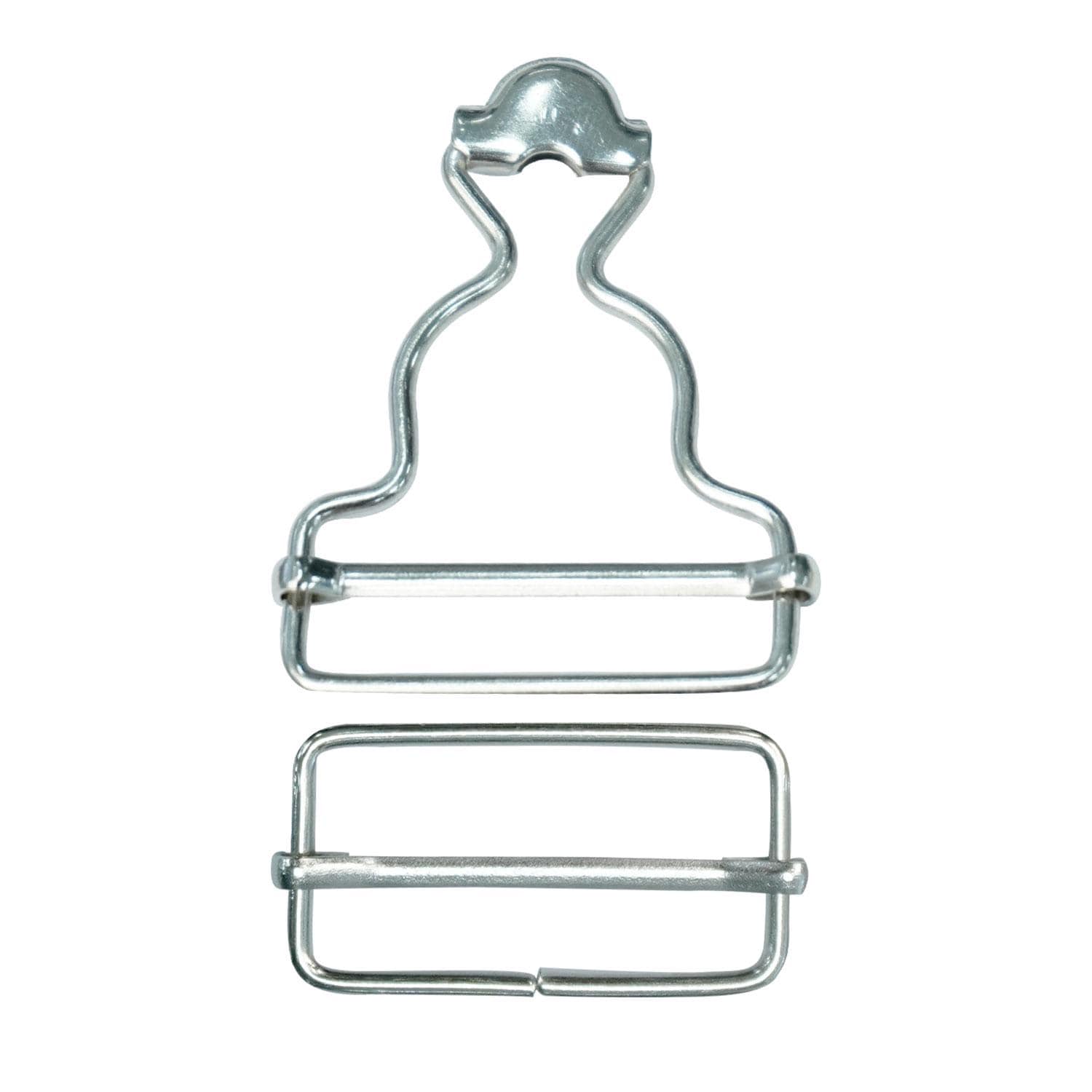 MYIW Silver - Fibbie - Dungaree Clip Con Rettangolo Fibbia Per Bretelle E Cinghie Per Per Una Tuta E Pinafore Vestiti (1.57 - Foto 2