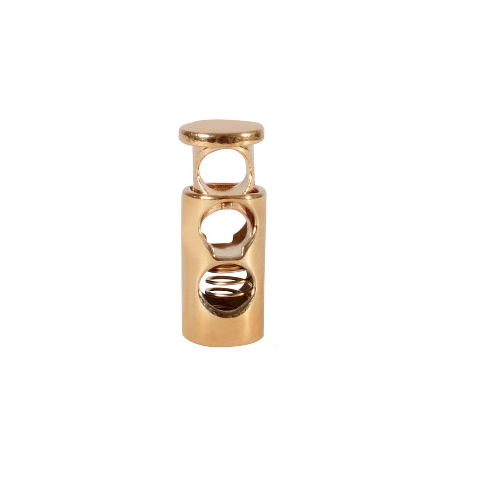 9mm X 24mm Metal Spring-loaded Cord Locks Toggle Stopper, 5mm Hole Size ...
