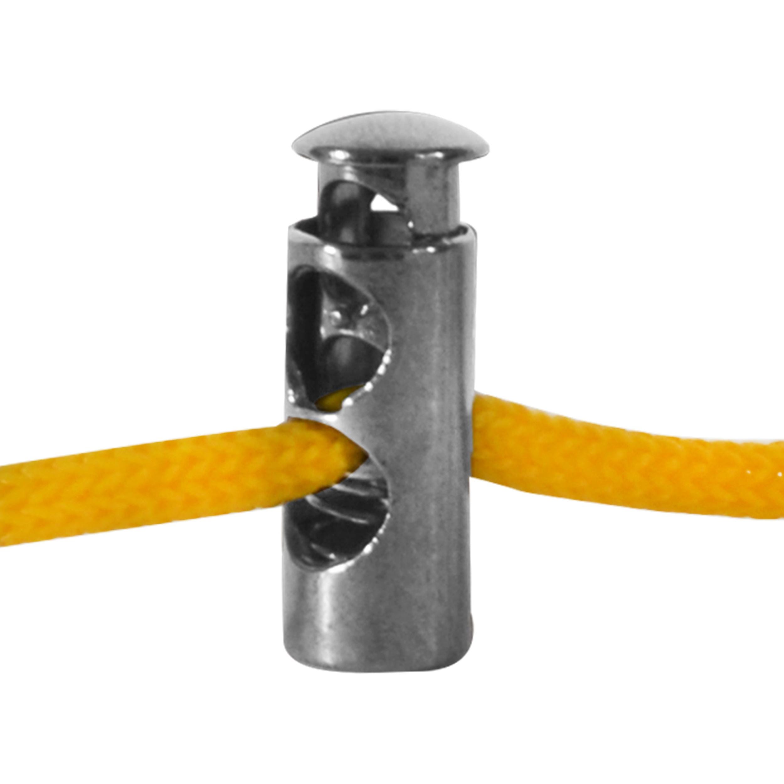 Metal Cord Lock Spring-loaded Stop Toggle Fastener for Backpack ...