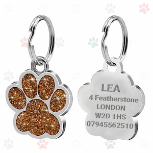 Engraved Dog Tag Name Disc Pet Cat Tags Animal Cat Collar Personalised ID Tags Custom ID Tag Custom Dog pet Cat tag image 8