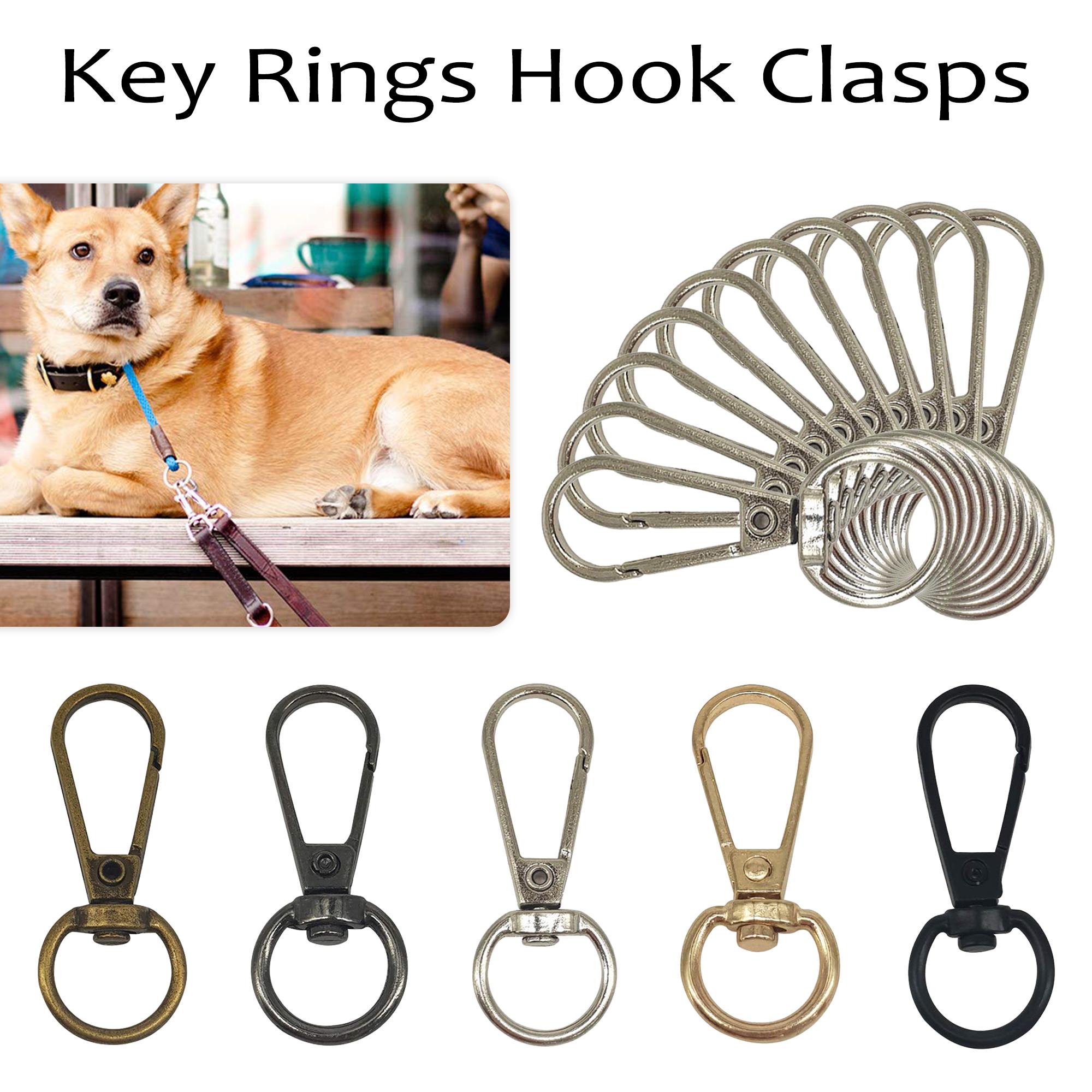 13mm Lobster Claw Clasp Trigger Clip Swivel Hook With Keyring for ...