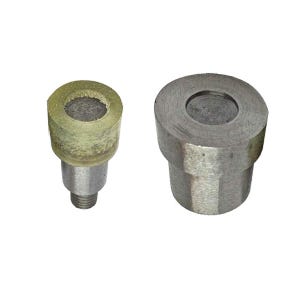 Double Cap Rivets Fixing Dies for Green Hand Press Machine for DIY Crafts, Leathercraft, Jackets, Bags, Purses, and Belts