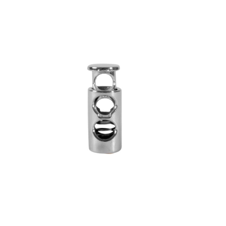 9mm X 24mm Metal Spring-loaded Cord Locks Toggle Stopper, 5mm Hole Size ...