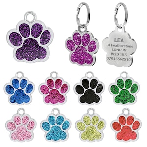 Engraved Dog Tag Name Disc Pet Cat Tags Animal Cat Collar Personalised ID Tags Custom ID Tag Custom Dog pet Cat tag