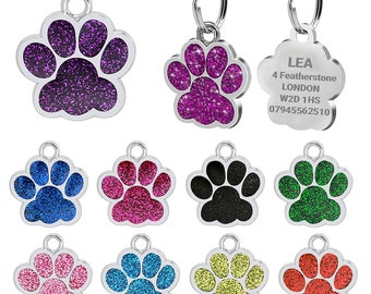 Engraved Dog Tag Name Disc Pet Cat Tags Animal Cat Collar Personalised ID Tags Custom ID Tag Custom Dog pet Cat tag