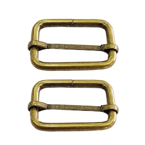 32mm Metal Triglides Slide Buckle: Adjustable Webbing Strap Slider