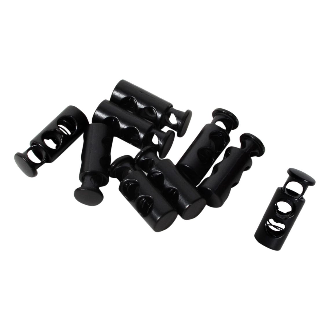 9mm X 24mm Metal Spring-loaded Cord Locks Toggle Stopper, 5mm Hole Size ...