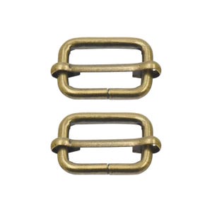 Metal Tri Glide Slider Buckle: Adjustable Webbing Strap Fastener, Pet Collar Buckle