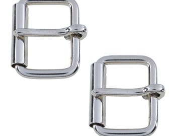 38 mm Messing Single Prong Rollschnalle Silber-Finish Messing Metall Gürtelschnalle Hochleistungs-Rollendesign Rostbeständige, langlebige Hardware