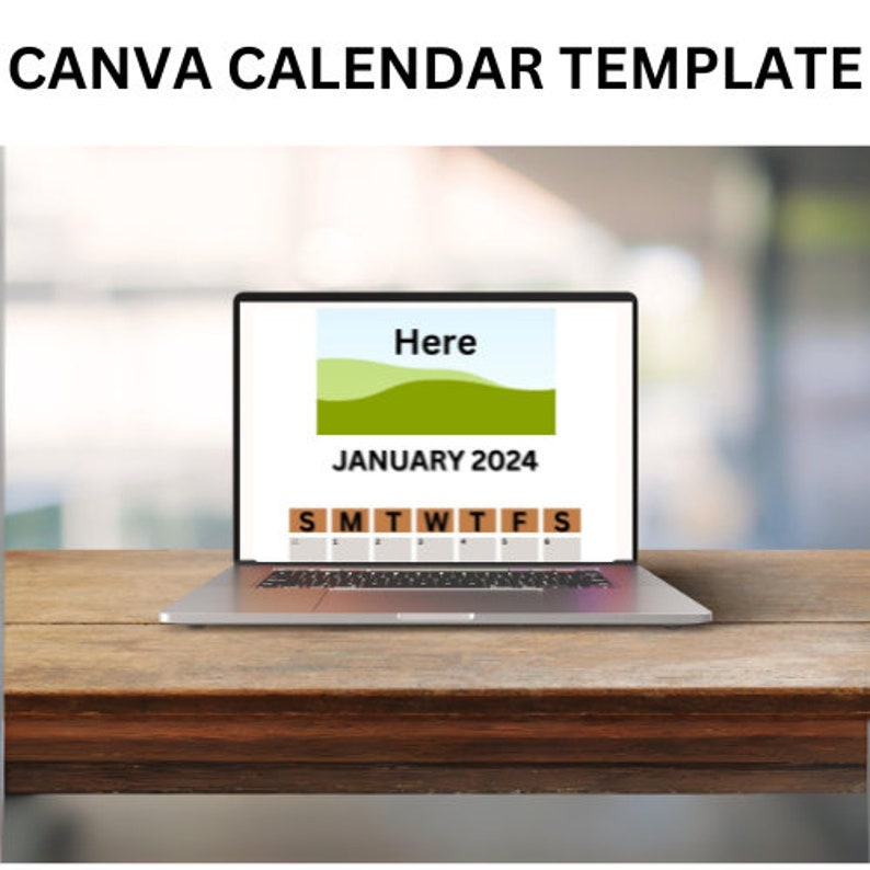 Canva Template for 2025 Calendar Create Your Own Calendar or Calendar
