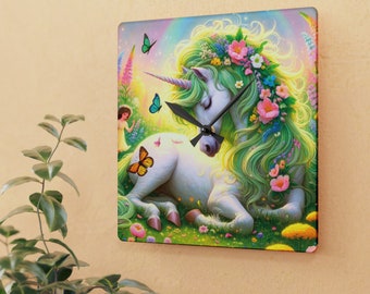 Artful Einhorn Wanduhr Dekor Kinderzimmer Artful Wanduhr Kinder Einhorn Dekor Artful