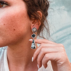 White Buffalo earrings