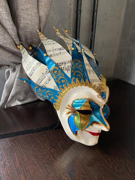 Duftende Reorganisere montering Venetian Carnival Joker Mask Christmas Mask Like Boris Brejcha - Etsy