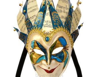 Venetian Carnival Joker Mask Christmas Mask Like Boris Brejcha Mask Festival Halloween Mask Party For Burning Man