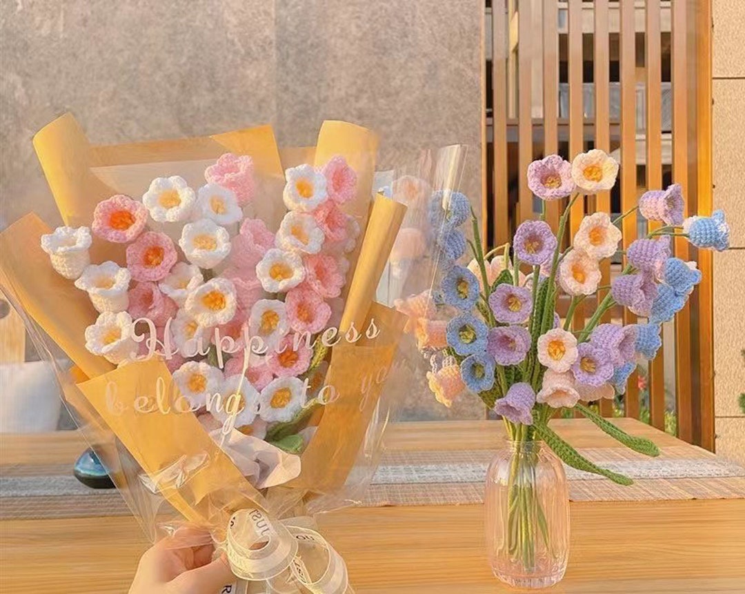 Buy Crochet Lily of the Valley, Handmade Knitted Flowers, Knitted Lily of  the Valley, Lily of the Valley Bouquet, Home Decor, Handmade Gift,gift