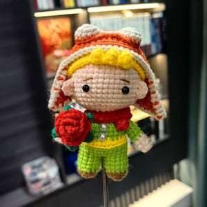 Crochet The Little Prince keychain,Crochet The Little Prince,The Little Prince keychain,Crochet keychain, The Little Prince(with keychain)
