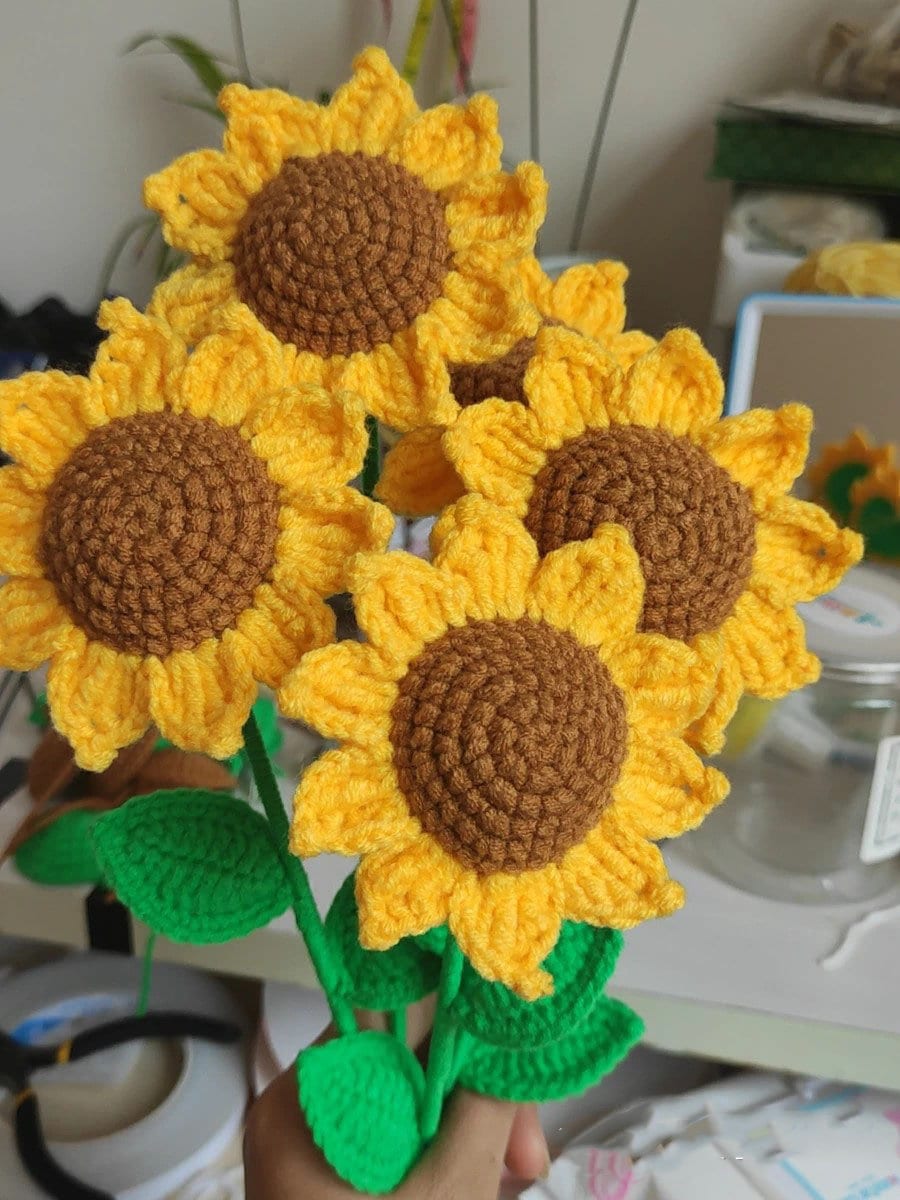 Girasoles Como Hacer Mochila De Crochet Cabeza De Girasol De Lana