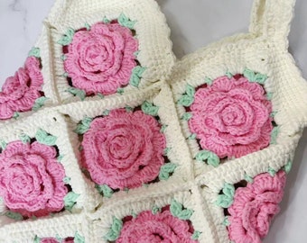 TYPESERVICE ♥ Glittered Rose Handmade Knitted Bag 71d4T8g7rTL._UF894,1000_QL80_.jpg