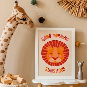 Póster de dormitorio “Buenos días, sol” | A4 | mitty