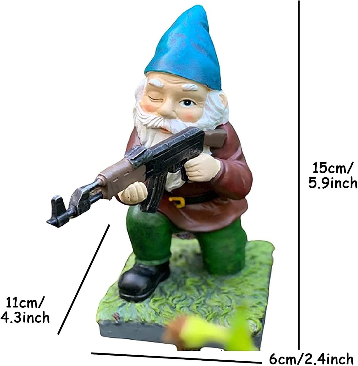 Garden Gnomes Army StatueFunny Outdoor War Gnomes Army Resin Etsy