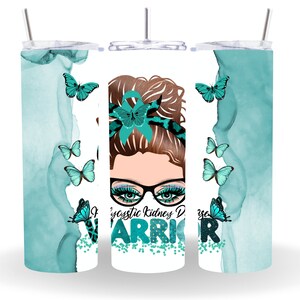 Polycystic Kidney Disease Warrior Digital Image tumbler