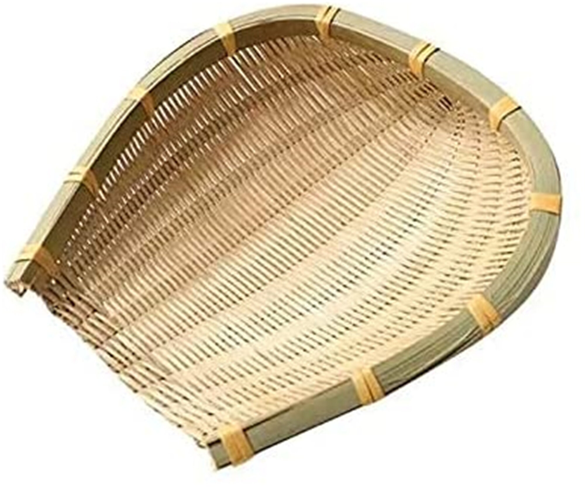 Farmhouse Bamboo Weaving Basket Open Bamboo Sieve HandWoven Etsy