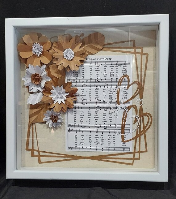Custom Personalizable Vintage Hymnal Page Mounted and Framed - Etsy