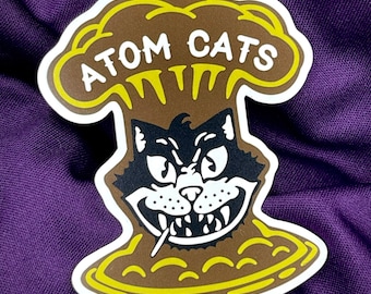 Atom Cats Magnet