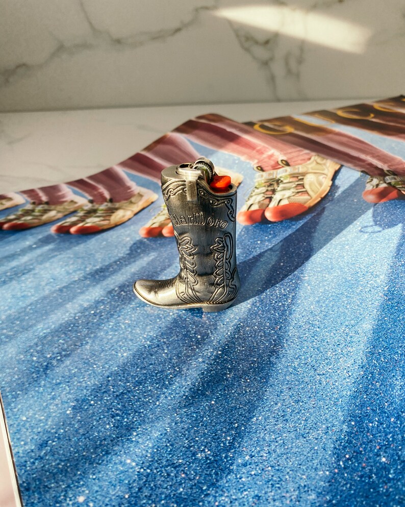 Marlboro Vintage Lighter Boots Lights Boot Etsy