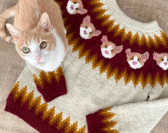 Pawsome Pullover Knitting Pattern *DIGITAL PATTERN ONLY*