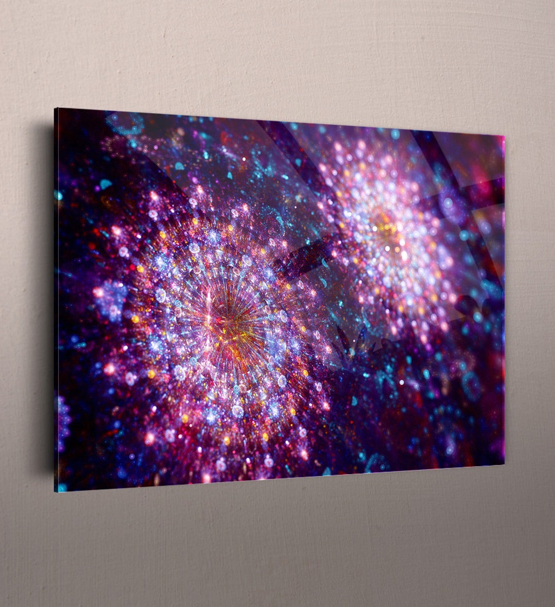 Abstract Glass Wall Art Tempered Glass Printing Wall Art Etsy UK