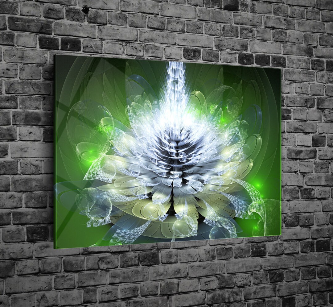 Modern Wall Art, Abstract Glass Wall Art, Tempered Glass Printing Wall