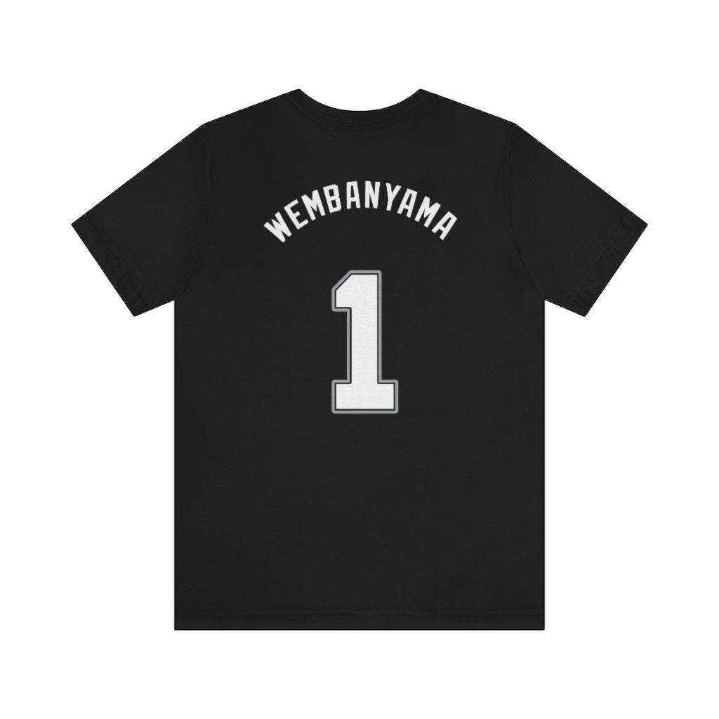 Victor Wembanyama Spurs Jersey Short Sleeve Tee Etsy Australia