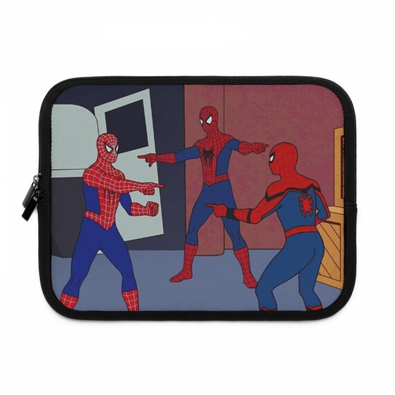 Spider-Man No Way Home Apuntando Meme Laptop Sleeve - Etsy México