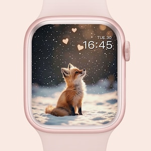 Pastel Floral Apple Watch Face: Summer Scenery Wallpaper (Digital Download