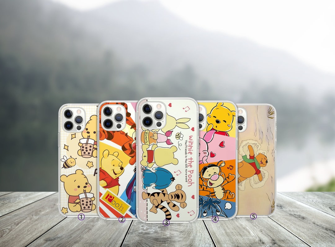 Winnie the Pooh Phone Case for iPhone Disney Inspired Soft Etsy