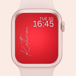 Custom Name Apple Watch Wallpaper: Sparkle Set (Digital Download
