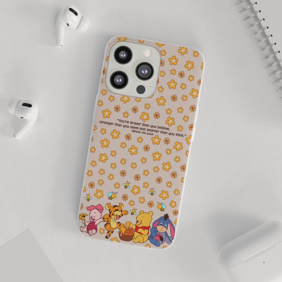 Winnie the Pooh Phone Case for iPhone , Disney Inspired Soft Phone Case
