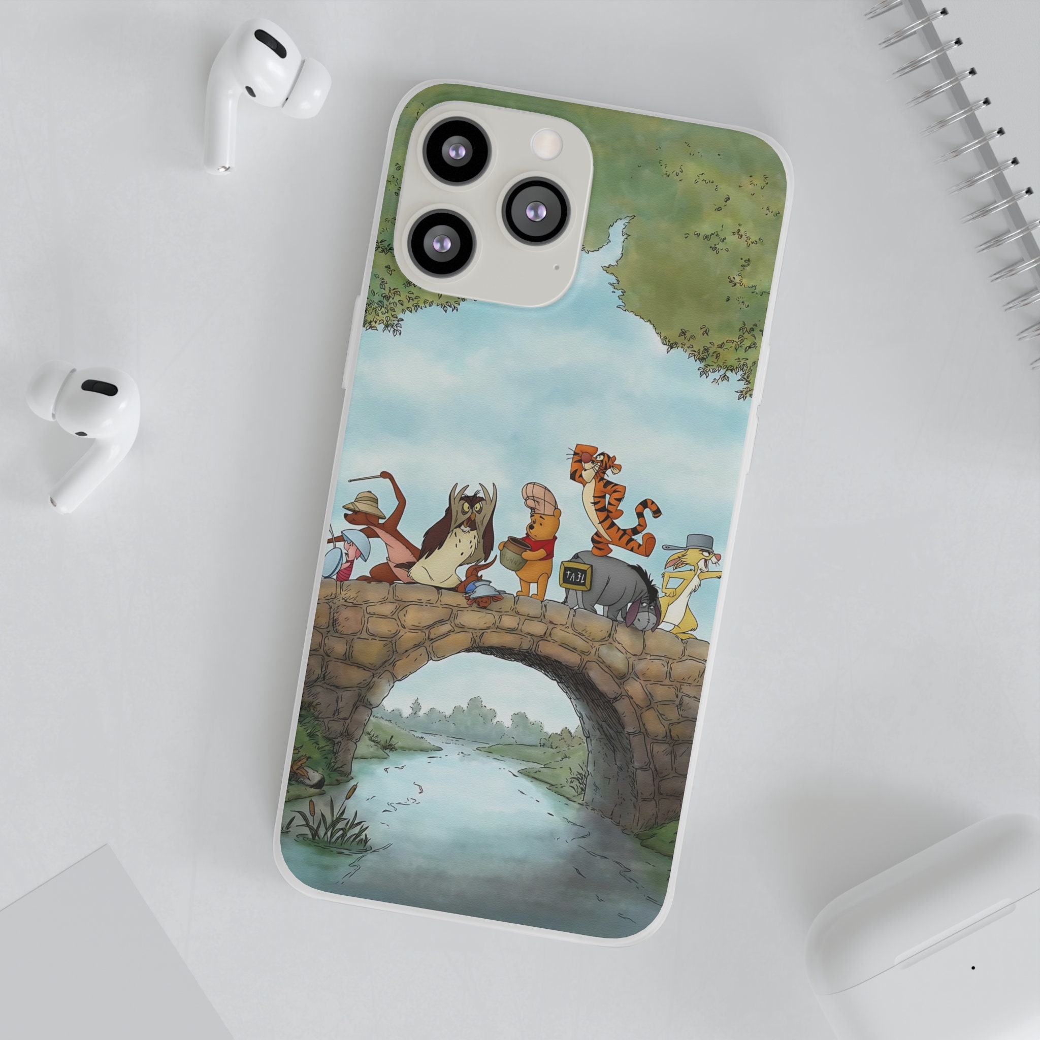 Winnie the Pooh Phone Case for iPhone Disney Inspired Soft Etsy
