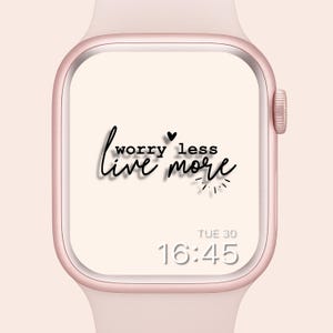 Minimalist Apple Watch Wallpaper: Daily Motivation (Digital Download PNG/JPEG File)