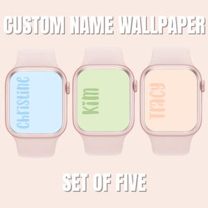 Minimalist Apple Watch Wallpaper: Solid Color Background (Digital Download)